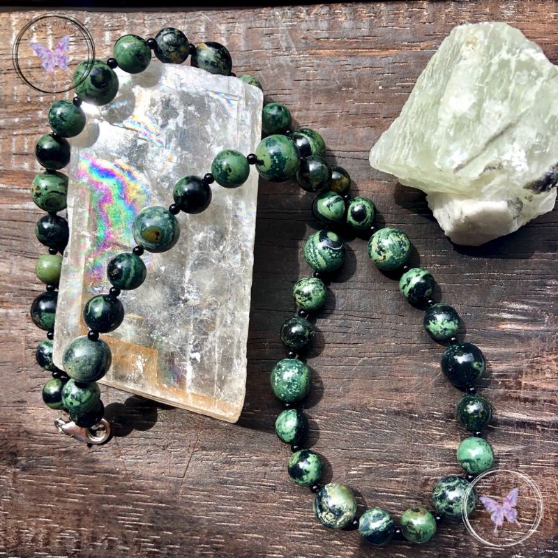 Kambaba Jasper & Onyx Necklace